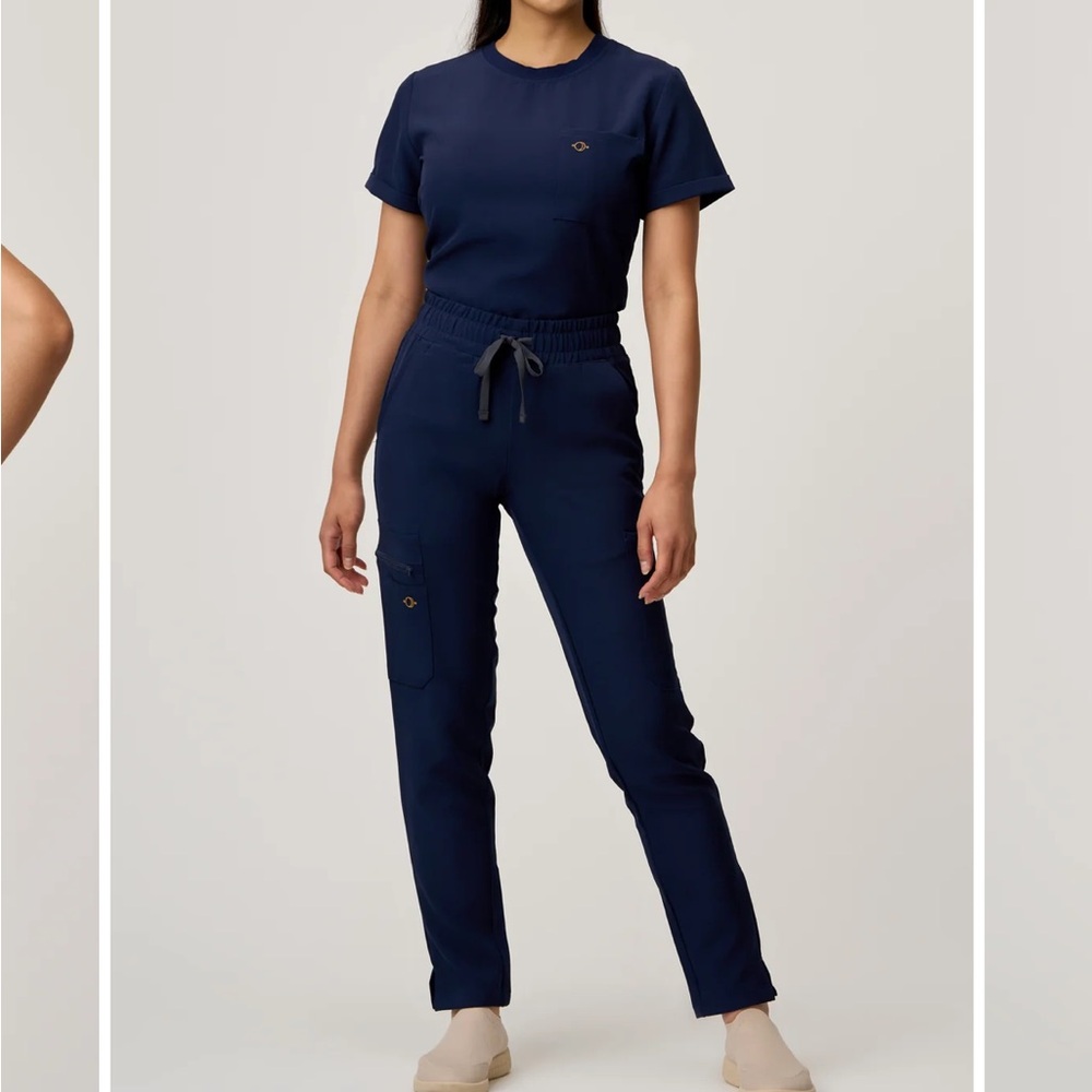 Luuna Scrub Navy Estelle Pant Small